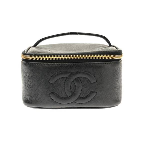 Chanel Skin Caviar Bag Black Vanity - Picture 2 of 12